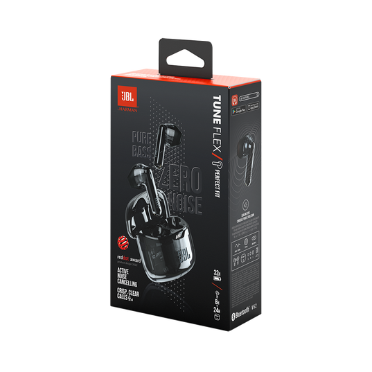 JBL Tune Flex Ghost Edition - Black Ghost - True wireless Noise Cancelling earbuds - Detailshot 15